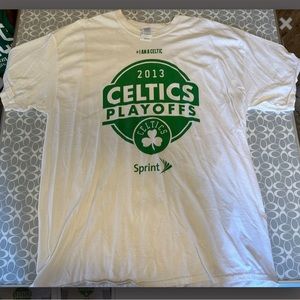 2013 Boston Celtics Playoffs Shirt - Sponsored by Sprint - Limited Edition